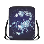 Astrological Scorpio Sign Print Rectangular Crossbody Bag