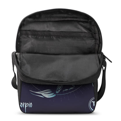 Astrological Scorpio Sign Print Rectangular Crossbody Bag