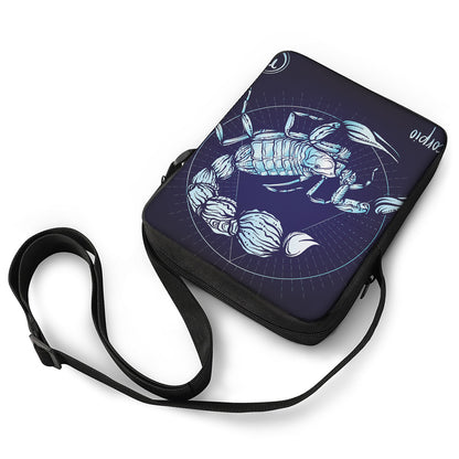 Astrological Scorpio Sign Print Rectangular Crossbody Bag