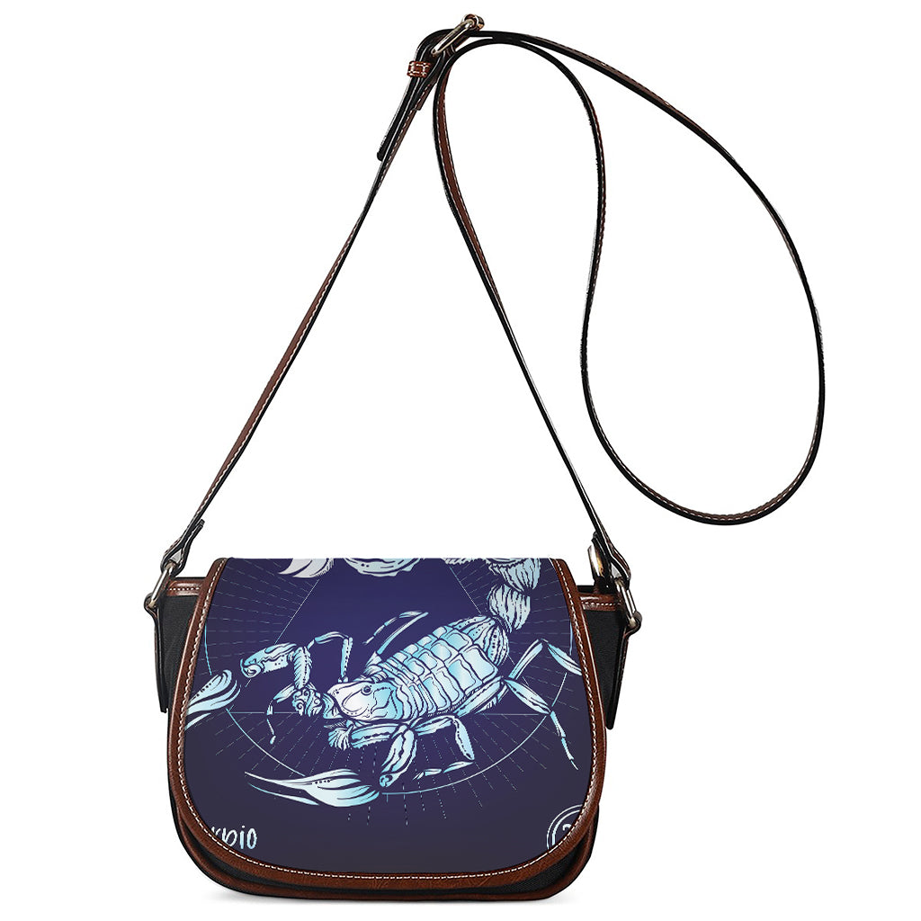 Astrological Scorpio Sign Print Saddle Bag