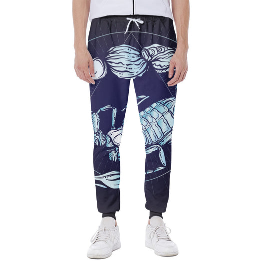 Astrological Scorpio Sign Print Scuba Joggers