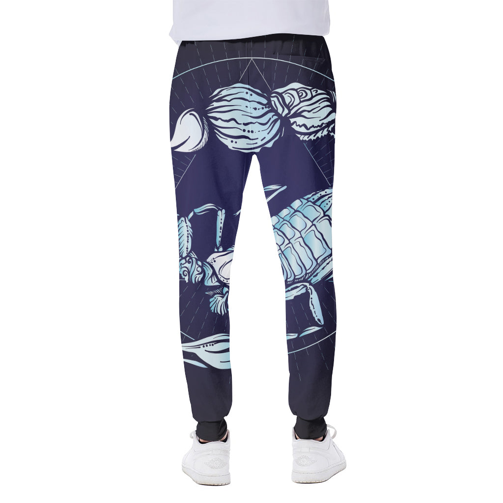 Astrological Scorpio Sign Print Scuba Joggers