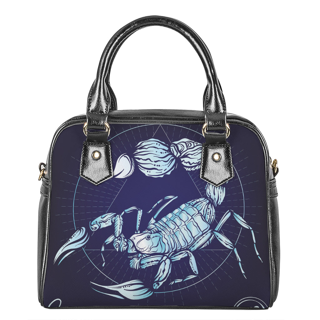 Astrological Scorpio Sign Print Shoulder Handbag