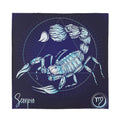 Astrological Scorpio Sign Print Silk Bandana