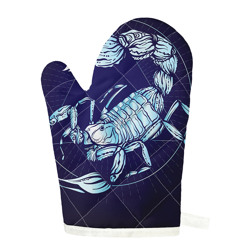 Astrological Scorpio Sign Print Single Oven Mitt