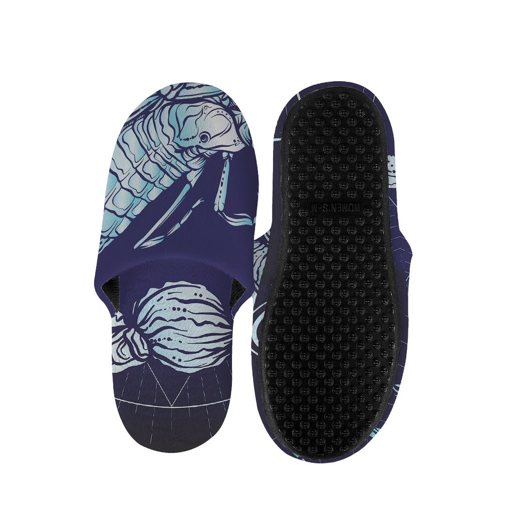 Astrological Scorpio Sign Print Slippers