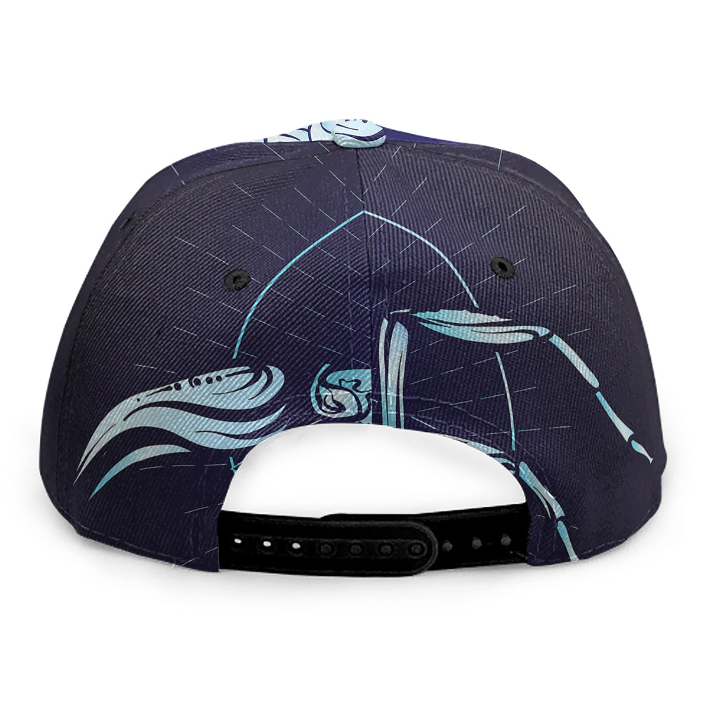 Astrological Scorpio Sign Print Snapback Cap