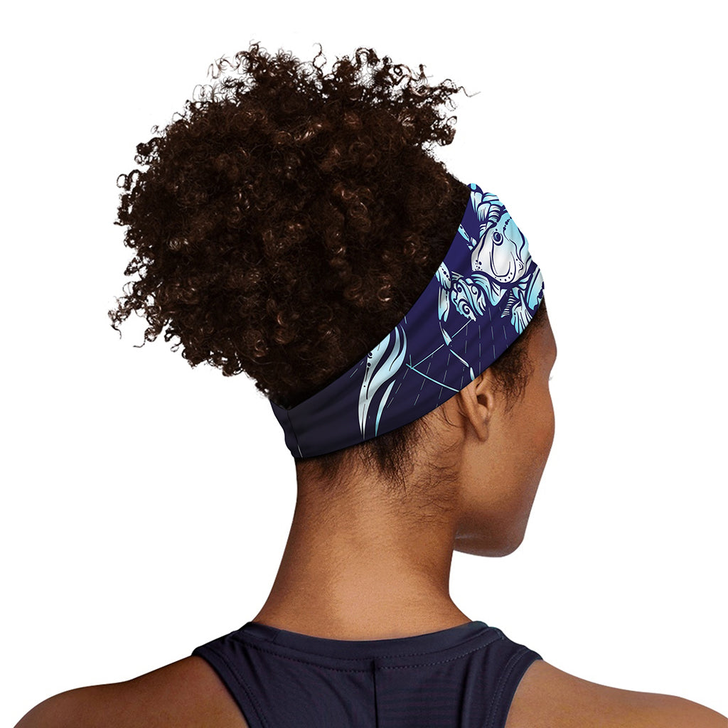 Astrological Scorpio Sign Print Sports Headband