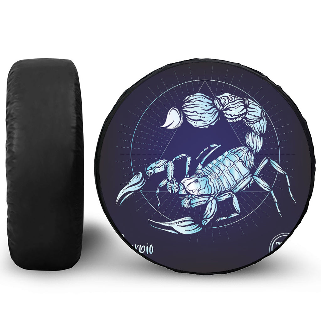 Astrological Scorpio Sign Print Tire Cover