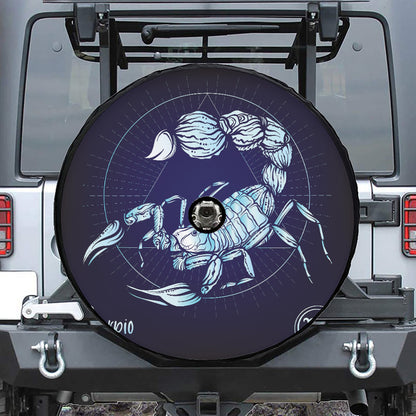 Astrological Scorpio Sign Print Tire Cover With Camera Hole