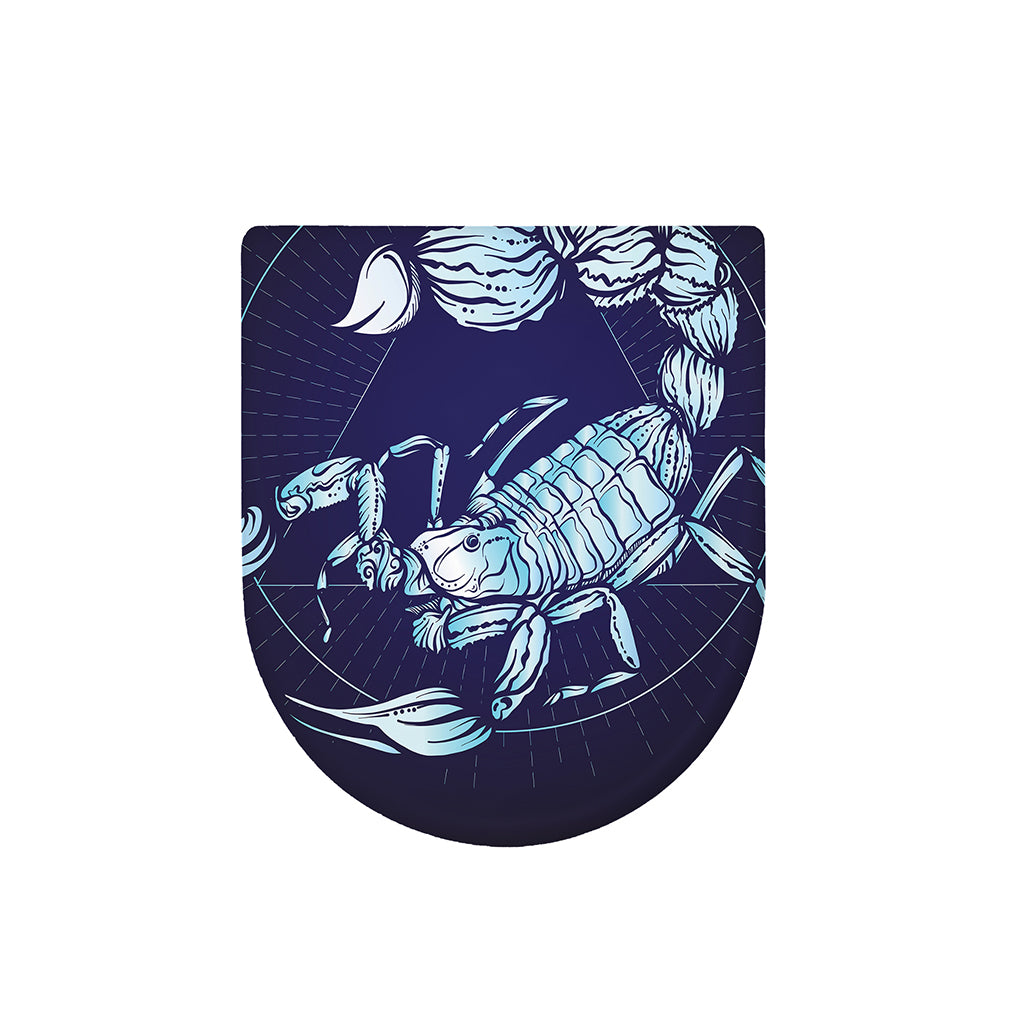 Astrological Scorpio Sign Print Toilet Lid Cover