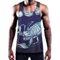 Astrological Scorpio Sign Print Men's Workout Tank Top
