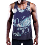Astrological Scorpio Sign Print Training Tank Top