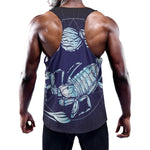 Astrological Scorpio Sign Print Training Tank Top