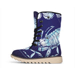 Astrological Scorpio Sign Print Winter Boots