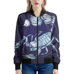 Astrological Scorpio Sign Print Women's Bomber Jacket