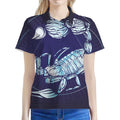 Astrological Scorpio Sign Print Women's Polo Shirt