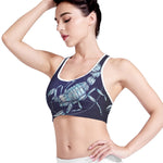 Astrological Scorpio Sign Print Women's Sports Bra