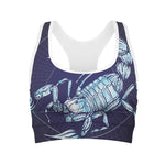 Astrological Scorpio Sign Print Women's Sports Bra
