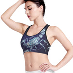 Astrological Scorpio Sign Print Women's Sports Bra