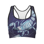 Astrological Scorpio Sign Print Women's Sports Bra