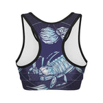 Astrological Scorpio Sign Print Women's Sports Bra