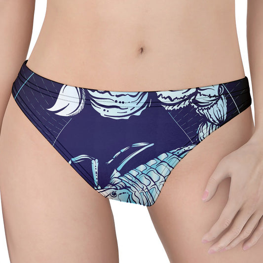 Astrological Scorpio Sign Print Women's Thong