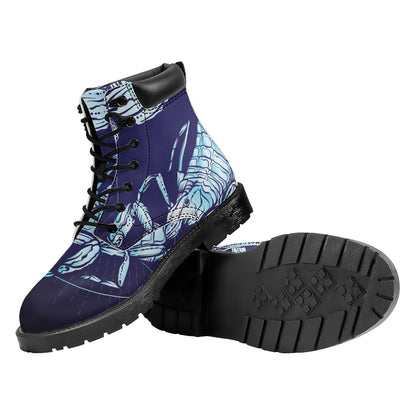 Astrological Scorpio Sign Print Work Boots