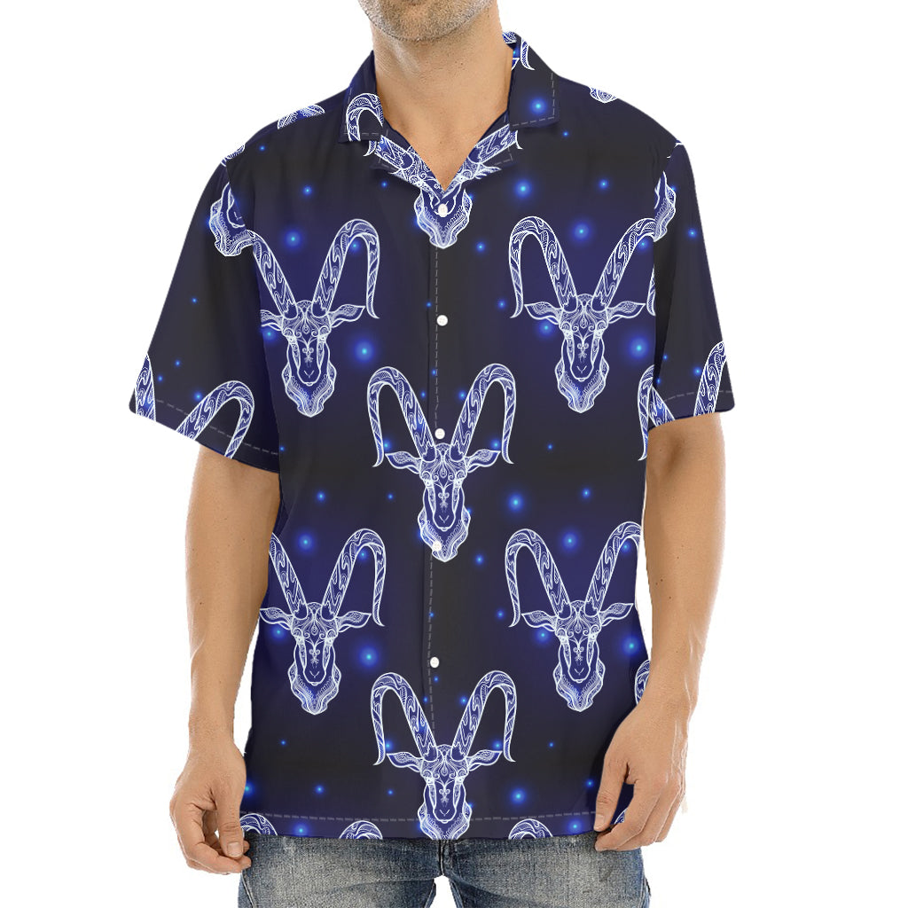 Astrology Capricorn Sign Print Aloha Shirt