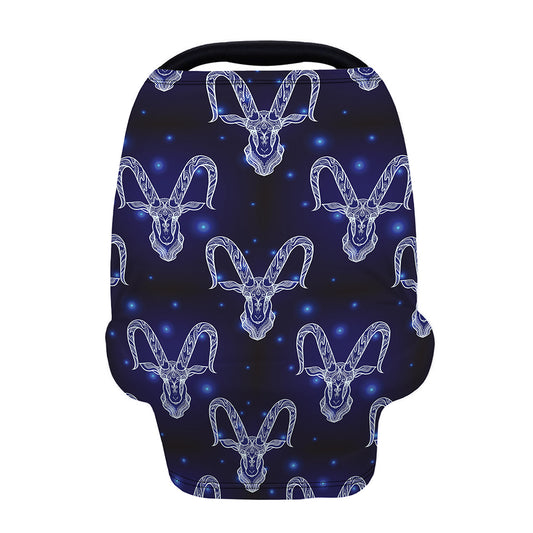 Astrology Capricorn Sign Print Baby Seat Cover