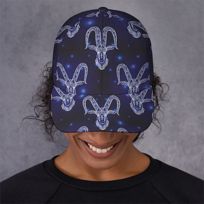 Astrology Capricorn Sign Print Baseball Cap