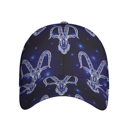 Astrology Capricorn Sign Print Baseball Cap