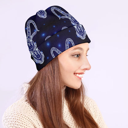 Astrology Capricorn Sign Print Beanie
