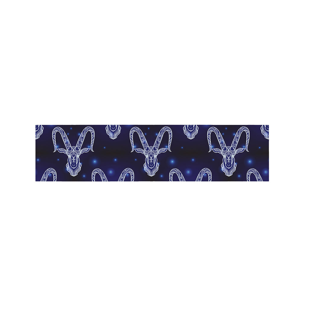 Astrology Capricorn Sign Print Bed Runner