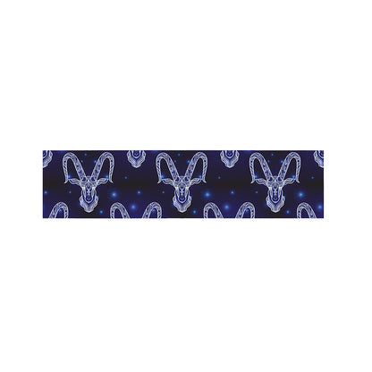 Astrology Capricorn Sign Print Bed Runner