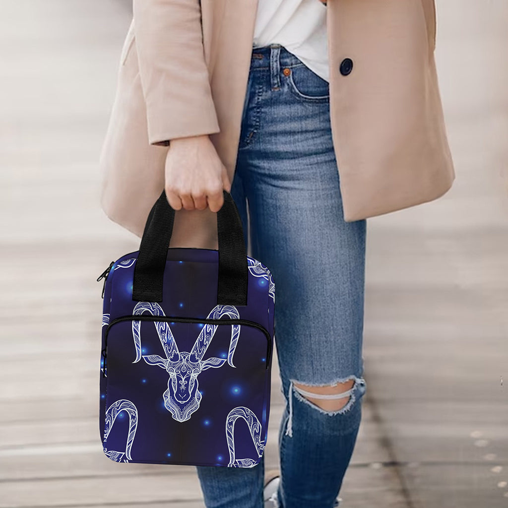 Astrology Capricorn Sign Print Bible Tote Bag