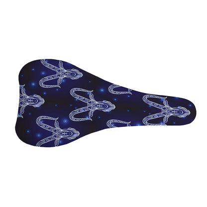 Astrology Capricorn Sign Print Bicycle Seat Cover