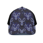 Astrology Capricorn Sign Print Black Mesh Trucker Cap