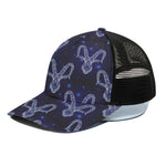 Astrology Capricorn Sign Print Black Mesh Trucker Cap