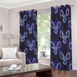 Astrology Capricorn Sign Print Blackout Grommet Curtains