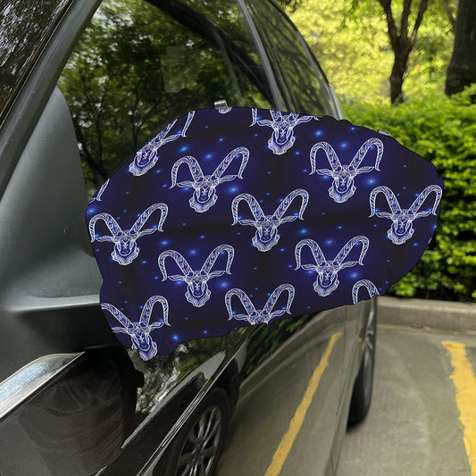Astrology Capricorn Sign Print Car Side Mirror Covers