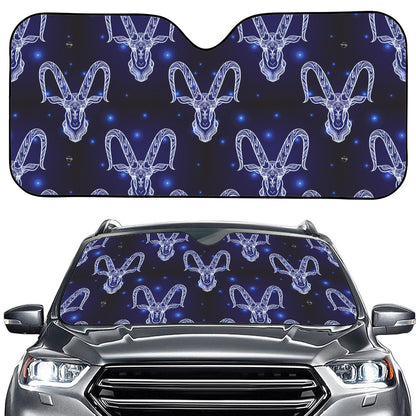 Astrology Capricorn Sign Print Car Windshield Sun Shade