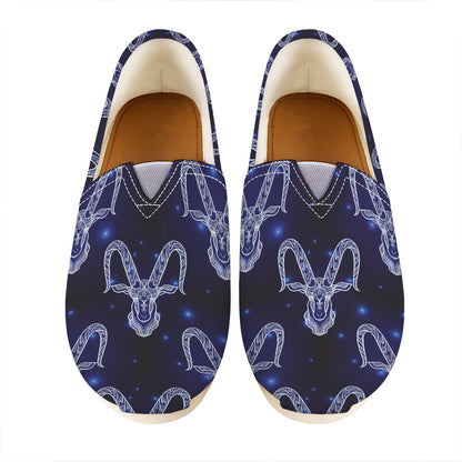 Astrology Capricorn Sign Print Casual Shoes