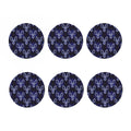 Astrology Capricorn Sign Print Coaster Set