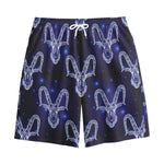 Astrology Capricorn Sign Print Cotton Shorts