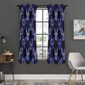 Astrology Capricorn Sign Print Grommet Curtain Panels