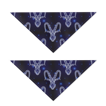 Astrology Capricorn Sign Print Dog Bandana