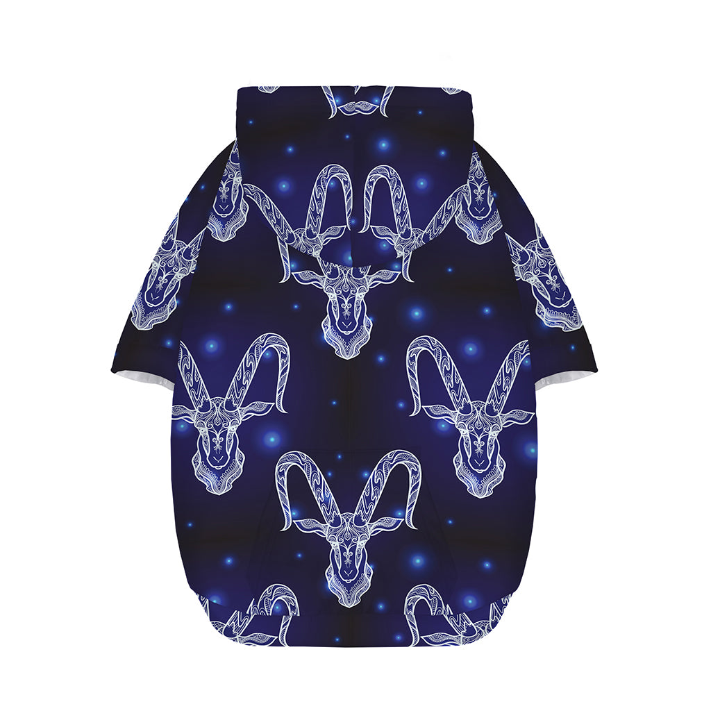 Astrology Capricorn Sign Print Dog Zip Up Hoodie