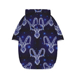 Astrology Capricorn Sign Print Dog Zip Up Hoodie