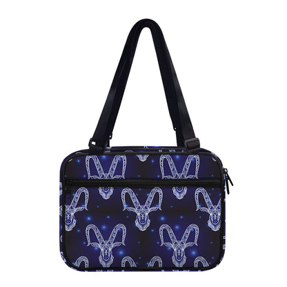Astrology Capricorn Sign Print Double Strap Bible Bag